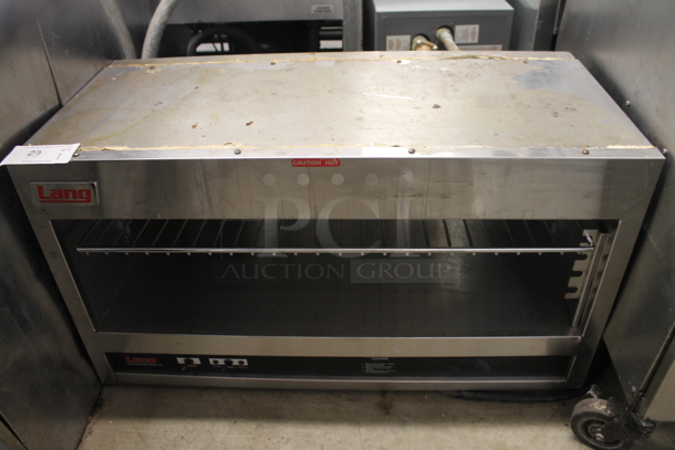 Lang 36CMWTF-208V Stainless Steel Commercial Electric Powered Cheese Melter. 208 Volts. - Image 1 of 4