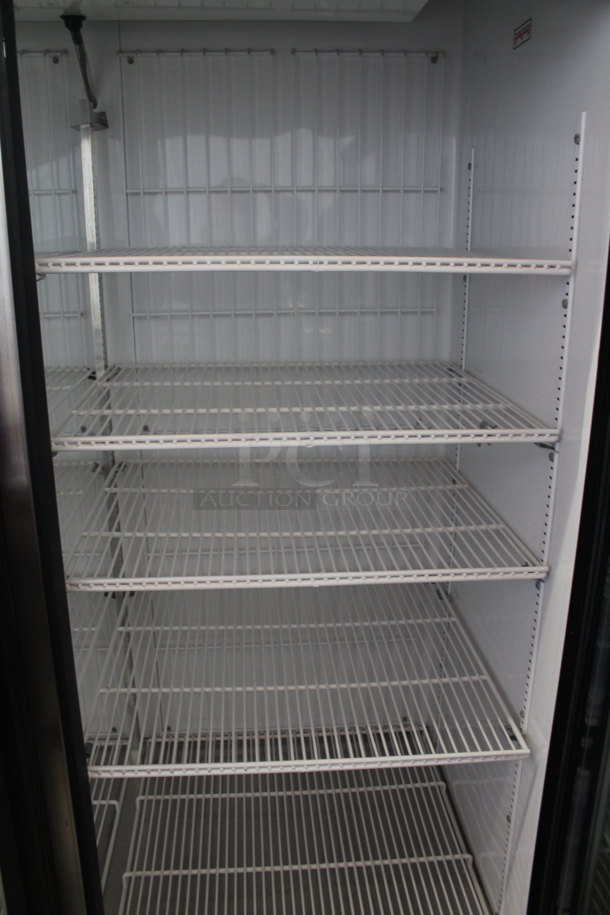 True GDM-49F-LD ENERGY STAR Metal Commercial 2 Door Reach In Freezer Merchandiser w/ Poly Coated Racks. 115/208-230 Volts, 1 Phase. - Image 2 of 4