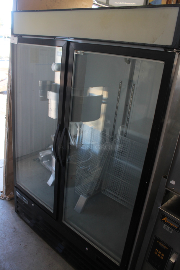 Maxx Cold MXM2-48F Metal Commercial 2 Door Reach In Freezer Merchandiser w/ Poly Coated Racks. 115/230 Volts, 1 Phase. - Image 1 of 4