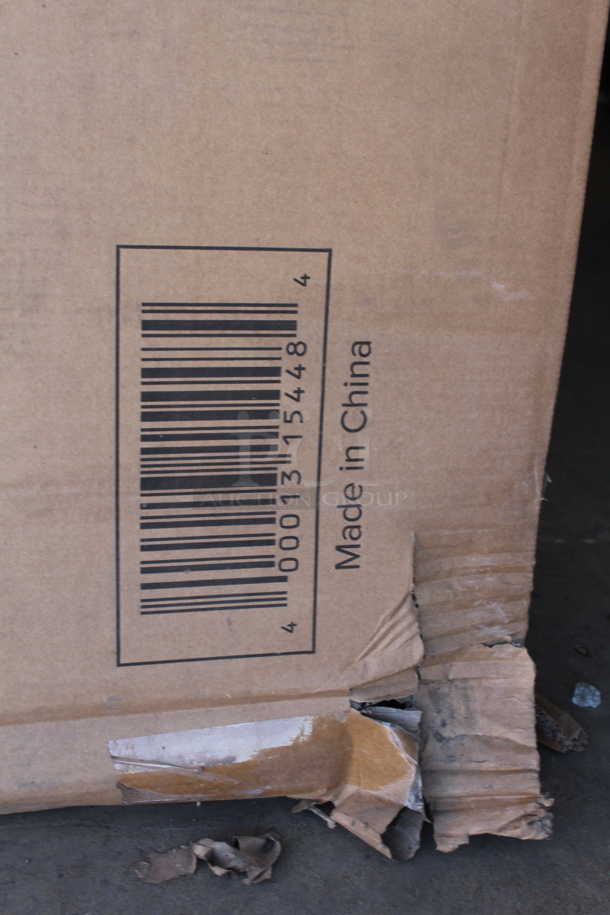 BRAND NEW IN BOX! Lancaster Table & Seating 3493096ANTGY Solid Wood Live Edge 30"x96" Antique Slate Gray Tabletop. - Image 5 of 5
