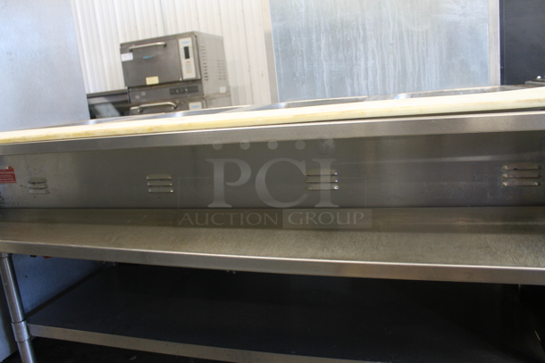 Eagle Stainless Steel Commercial 4 Bay Steam Table w/ Under Shelf. Cannot Test Due To Cut Power Cord - Image 2 of 4