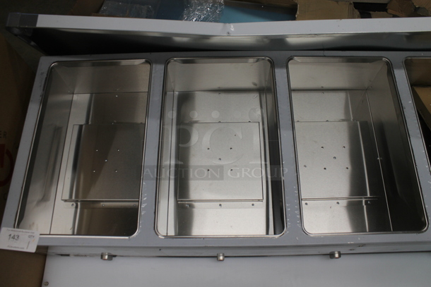 BRAND NEW SCRATCH AND DENT! ServIt 423GST5WENG Stainless Steel Commercial  Five Pan Open Well Natural Gas Steam Table with Undershelf. 17,500 BTU - Image 3 of 7