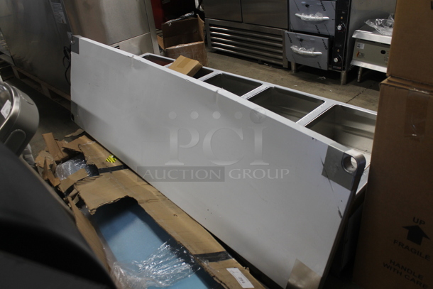 BRAND NEW SCRATCH AND DENT! ServIt 423GST5WENG Stainless Steel Commercial  Five Pan Open Well Natural Gas Steam Table with Undershelf. 17,500 BTU - Image 7 of 7