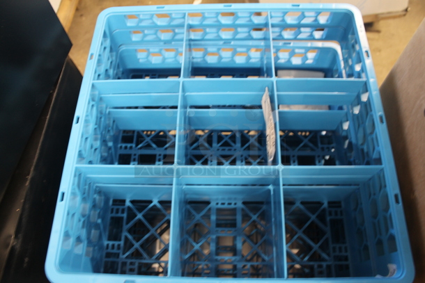 ALL ONE MONEY! Lot of 2 Carlisle RG9-214 OptiClean 9 Compartment Glass Rack - Image 3 of 4