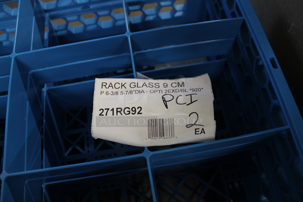 ALL ONE MONEY! Lot of 2 Carlisle RG9-214 OptiClean 9 Compartment Glass Rack - Image 4 of 4