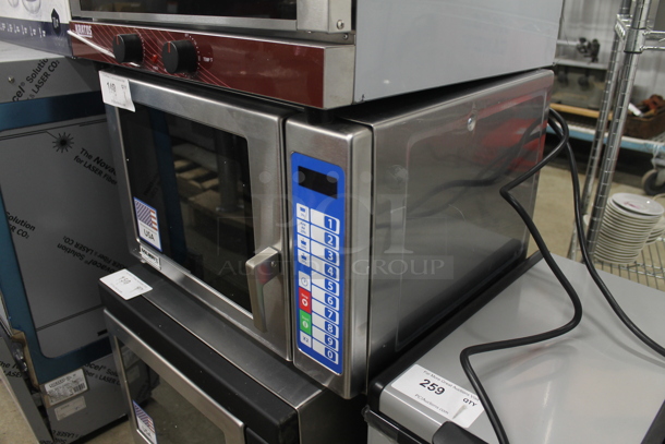 BRAND NEW SCRATCH AND DENT! 2023 Solwave SWA21T Stainless Steel Commercial Countertop Microwave Oven. 208/240 Volts, 1 Phase.  - Image 3 of 6