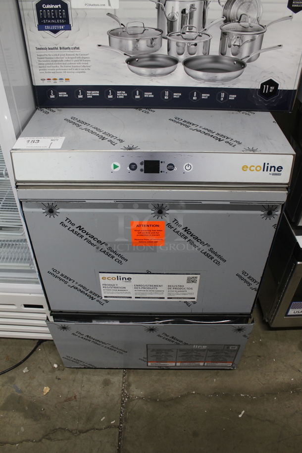 BRAND NEW SCRATCH AND DENT! 2022 Hobart EUH Ecoline Stainless Steel Commercial Undercounter Dishwasher. 208/240 Volts, 1 Phase.  - Image 2 of 8