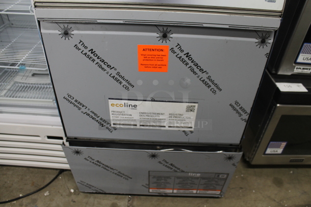 BRAND NEW SCRATCH AND DENT! 2022 Hobart EUH Ecoline Stainless Steel Commercial Undercounter Dishwasher. 208/240 Volts, 1 Phase.  - Image 4 of 8