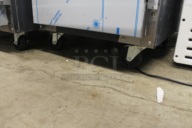 BRAND NEW SCRATCH AND DENT! 2023 Delfield 6025XL-S Stainless Steel Commercial Single Door Reach In Cooler w/ Poly Coated Racks. 115 Volts, 1 Phase. Tested and Does Not Power On - Image 5 of 7