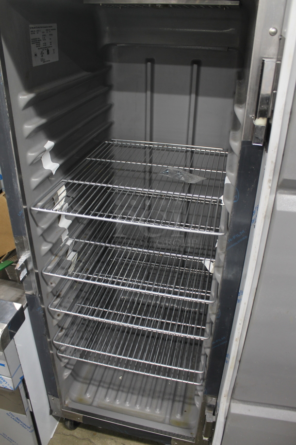 BRAND NEW SCRATCH AND DENT! 2023 Delfield 6125XL-S Stainless Steel Commercial Single Door Reach In Freezer w/ Metal Racks. 115 Volts, 1 Phase. Tested and Working! - Image 6 of 7