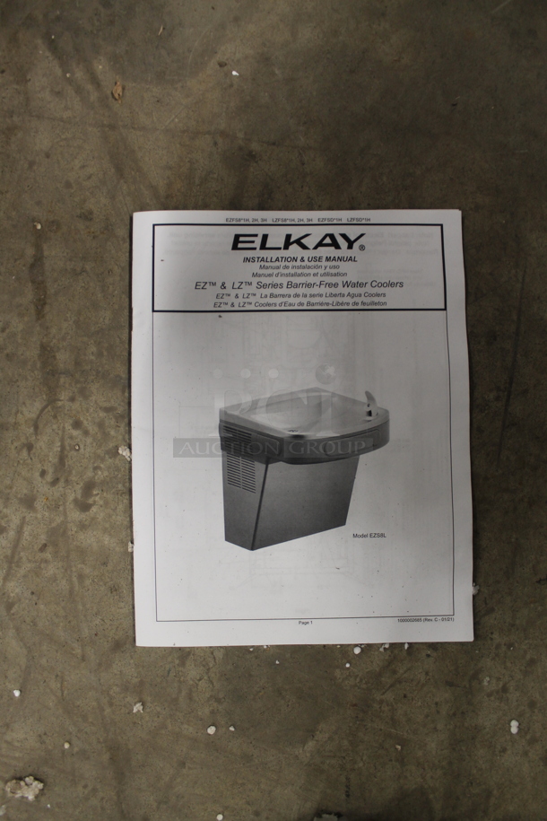 BRAND NEW SCRATCH AND DENT! Elkay EZFSD_1H Stainless Steel Commercial Wall Mount Water Fountain.  - Image 6 of 6
