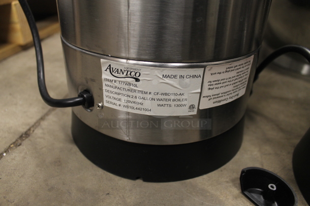 2 BRAND NEW SCRATCH AND DENT! Avantco 177WB10L Stainless Steel Commercial 2.6 Gallon Water Boiler. 120 Volts, 1 Phase. 2 Times Your Bid! - Image 6 of 6