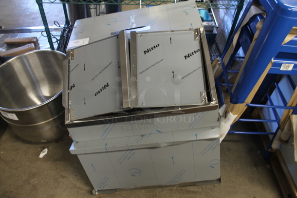 BRAND NEW SCRATCH AND DENT! 2023 ServIt 423TCW26 Stainless Steel Commercial 26 Gallon First-In First-Out Chip Warmer / Merchandiser. Missing 2 Legs. 120 Volts, 1 Phase. Tested and Working! - Image 2 of 8