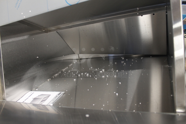 BRAND NEW SCRATCH AND DENT! 2023 ServIt 423TCW26 Stainless Steel Commercial 26 Gallon First-In First-Out Chip Warmer / Merchandiser. Missing 2 Legs. 120 Volts, 1 Phase. Tested and Working! - Image 8 of 8