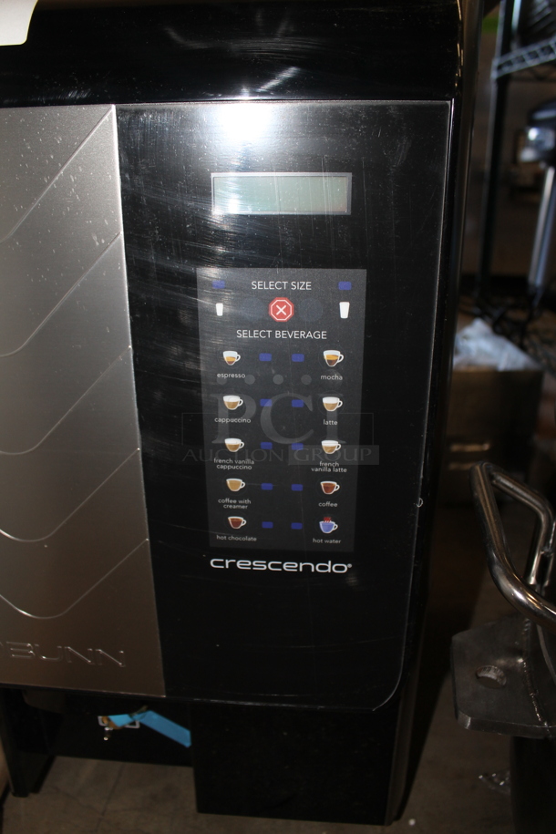 BRAND NEW SCRATCH AND DENT! 2023 Bunn 44300.0201 Crescendo Series Stainless Steel Commercial Countertop Espresso Machine. 120 Volts, 1 Phase.  - Image 4 of 9