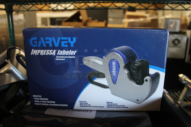 6 BRAND NEW SCRATCH AND DENT! Garvey I1812-10000 Impressa Series 18-6 #1601 1-Line Labeler. 6 Times Your Bid! - Image 7 of 8