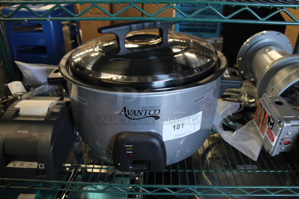 BRAND NEW SCRATCH AND DENT! Avantco 177RC3060 Stainless Steel Countertop Rice Cooker. 120 Volts, 1 Phase. Tested and Working! - Image 2 of 7