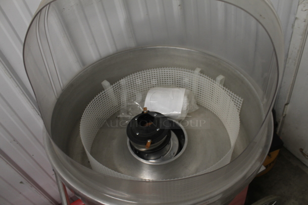Metal Commercial Floor Style Cotton Candy Machine Cart. Tested and Working! - Image 3 of 3