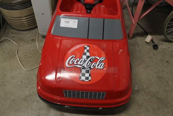 Red Poly and Metal Electric Powered Car. - Image 2 of 6