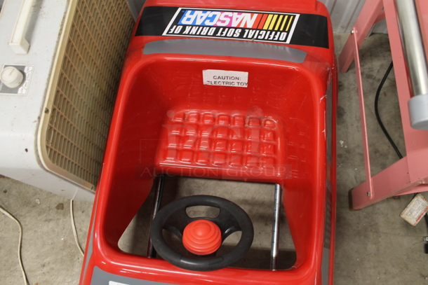 Red Poly and Metal Electric Powered Car. - Image 3 of 6