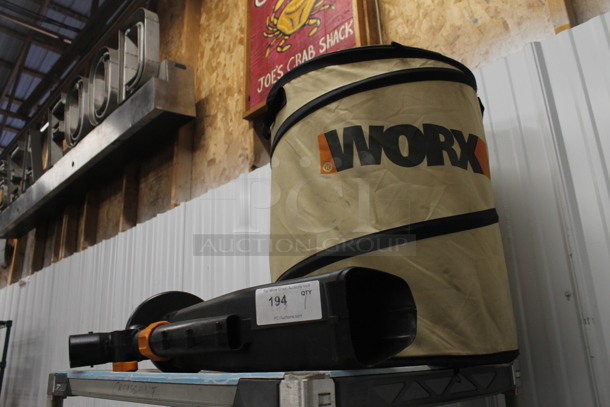Worx WG502 Blower Mulcher Yard Vacuum. 120 Volts, 1 Phase.  - Image 3 of 6