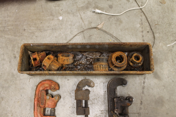 ALL ONE MONEY! Lot of Hand Pipe Cutters and Metal - Image 3 of 4