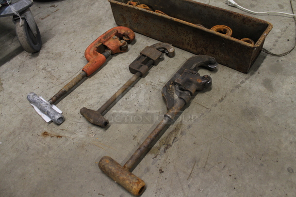 ALL ONE MONEY! Lot of Hand Pipe Cutters and Metal - Image 4 of 4