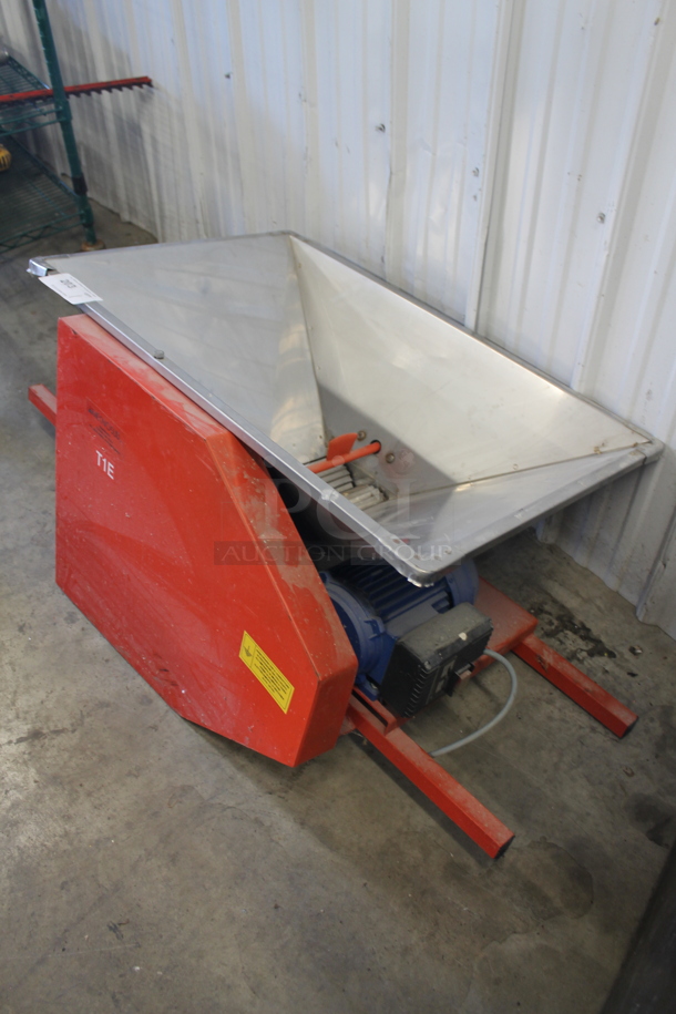 Mecnosud T1E Metal Commercial Dough Dropper Depositor. 110 Volts, 1 Phase. Tested and Powers On But Parts Do Not Move - Image 2 of 4