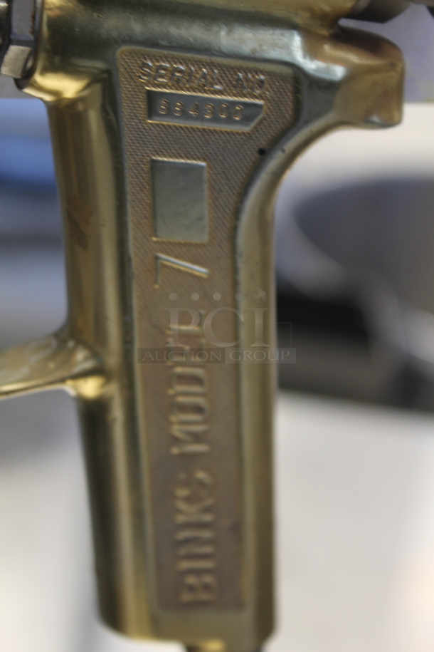 Binks Model 7 Spray Gun w/ Canister. - Image 4 of 4