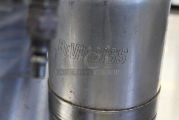 DeVilbiss Spray Gun w/ Canister. - Image 4 of 4