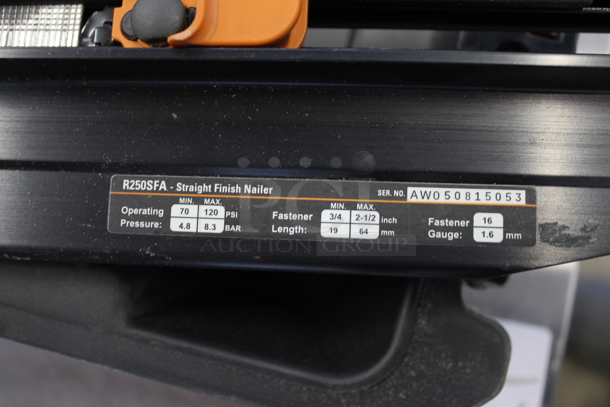 Rigid R250SFA Straight Finish Nailer in Hard Case - Image 6 of 6