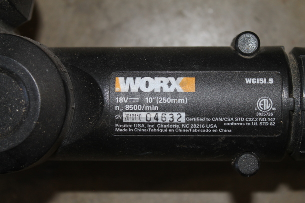 Worx WG151.5 Weed Eater Weed Whacker.  - Image 4 of 4