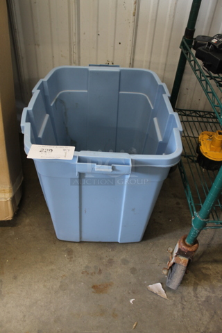 Blue Poly Bin