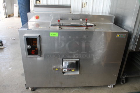 2015 Gaia GC-100 Stainless Steel Commercial Floor Style Food Waste Dryer. 208 Volts, 3 Phase.