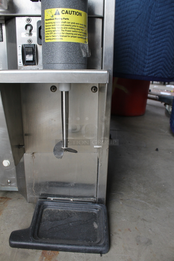 2016 Stoelting SF121-38I2 Stainless Steel Commercial Countertop Air Cooled 2 Flavor w/ Twist Soft Serve Ice Cream Machine w/ Mixing Head Attachment. 208-240 Volts, 1 Phase. - Image 5 of 6
