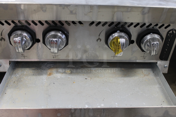 2023 Venancio O24CT-4B Stainless Steel Commercial Countertop Natural Gas Powered 4 Burner Range. 30,000 BTU. - Image 2 of 5