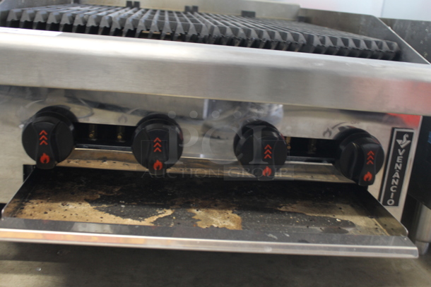 2023 Venancio R24CT-24C Stainless Steel Commercial Countertop Natural Gas Powered Charbroiler. - Image 2 of 4