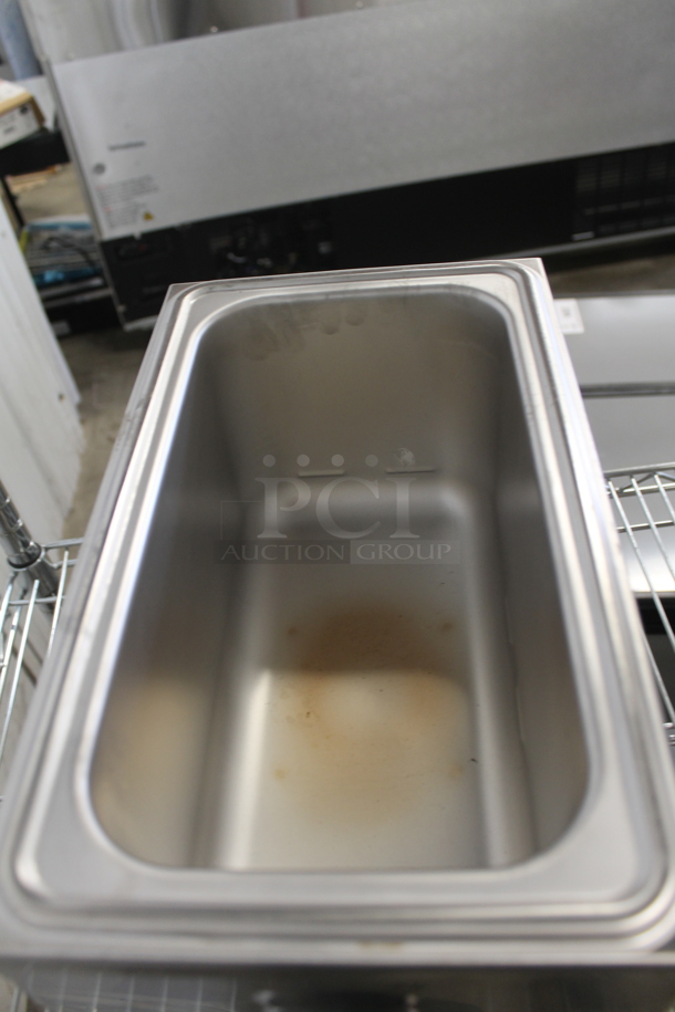 LIKE NEW! 2023 Nemco 6145 Stainless Steel Commercial Countertop Food Warmer. Does Not Come w/ Bins. 120 Volts, 1 Phase. Tested and Working! - Image 4 of 5