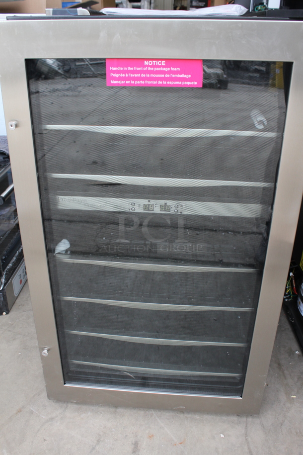 BRAND NEW SCRATCH AND DENT! Danby DWC040A3BSSDD 38 Bottle Free-Standing Metal Wine Cooler Merchandiser. 115 Volts, 1 Phase. Tested and Working! - Image 3 of 7