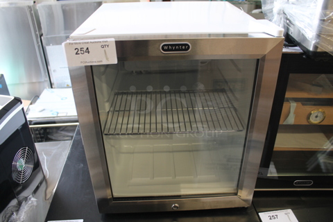 BRAND NEW SCRATCH AND DENT! Whynter BR-062WS 62 Can Capacity Stainless Steel Beverage Refrigerator Merchandiser with Lock. 115 Volts, 1 Phase. Tested and Working!
