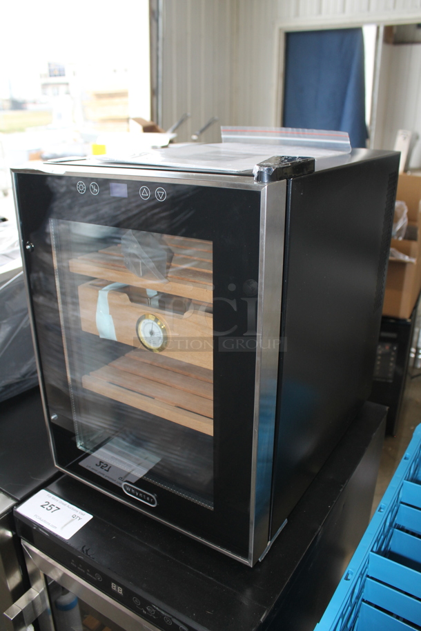 BRAND NEW SCRATCH AND DENT! Whynter Elite CHC-122BD Touch Control Stainless 1.2 cu.ft. Cigar Cooler Humidor. 115 Volts, 1 Phase. Tested and Working! - Image 2 of 6