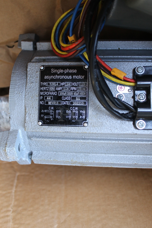 Single Phase Asynchronous Motor. 110 Volts, 1 Phase. - Image 4 of 4