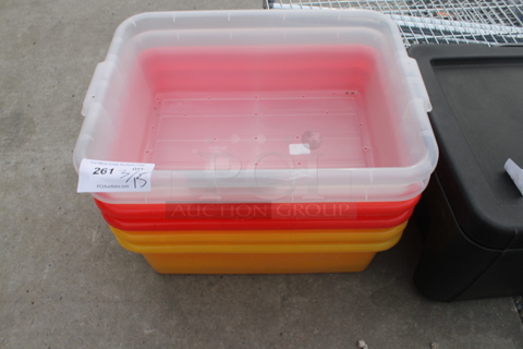 ALL ONE MONEY! Lot of 9221517C08 Poly Bus Bins