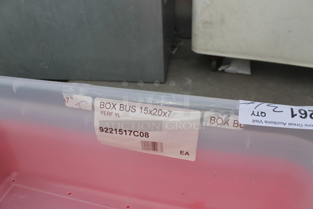 ALL ONE MONEY! Lot of 9221517C08 Poly Bus Bins - Image 3 of 3