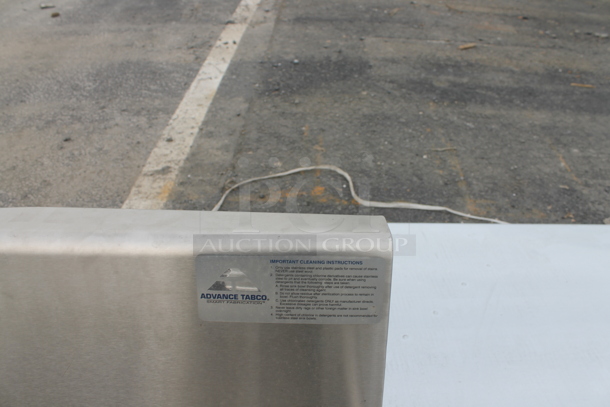 BRAND NEW SCRATCH AND DENT! Advance Tabco Stainless Steel Commercial Single Bay Sink. No Legs.  - Image 4 of 5