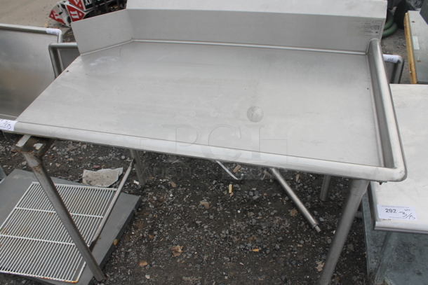 Stainless Steel Commercial Right Side Clean Side Dishwasher Table. - Image 2 of 3