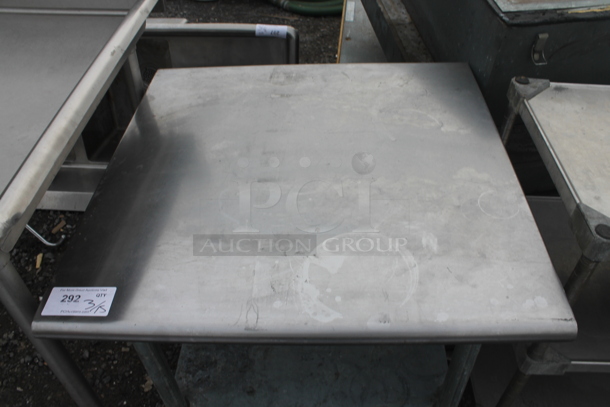 Stainless Steel Commercial Table w/ Metal Under Shelf. - Image 2 of 4