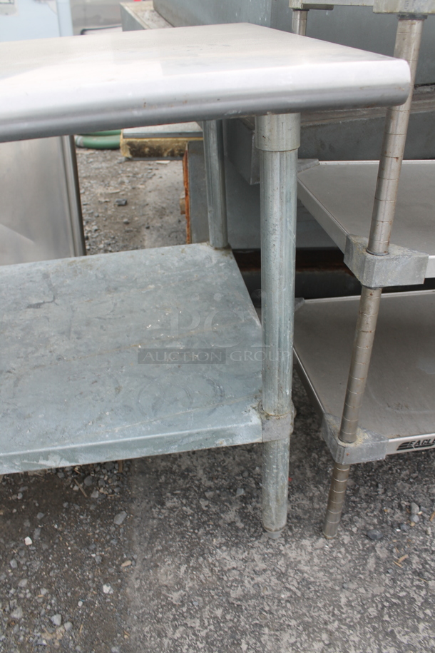 Stainless Steel Commercial Table w/ Metal Under Shelf. - Image 4 of 4