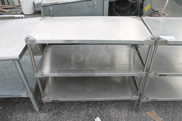 Stainless Steel 3 Tier Shelving Unit. - Image 1 of 4