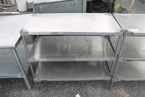 Stainless Steel 3 Tier Shelving Unit.